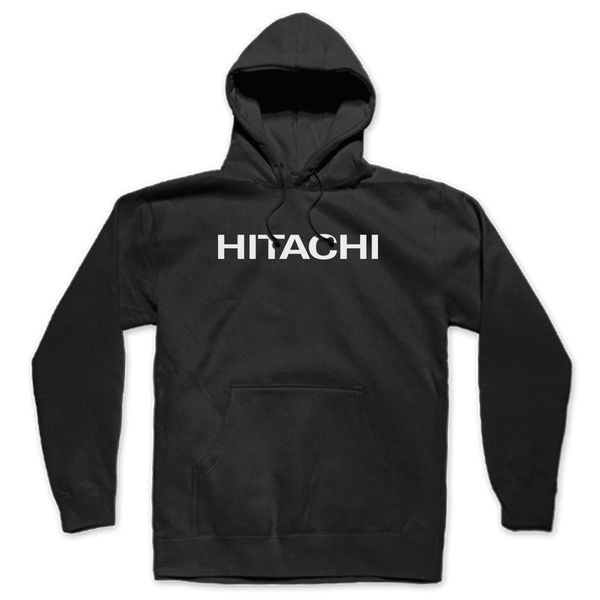 Hitachi Logo Unisex Hoodie Black / S