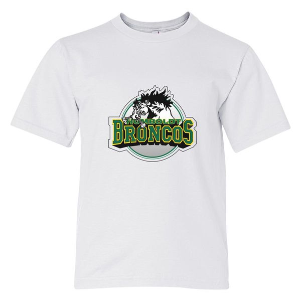 Humboldt Broncos Youth T-Shirt White / S