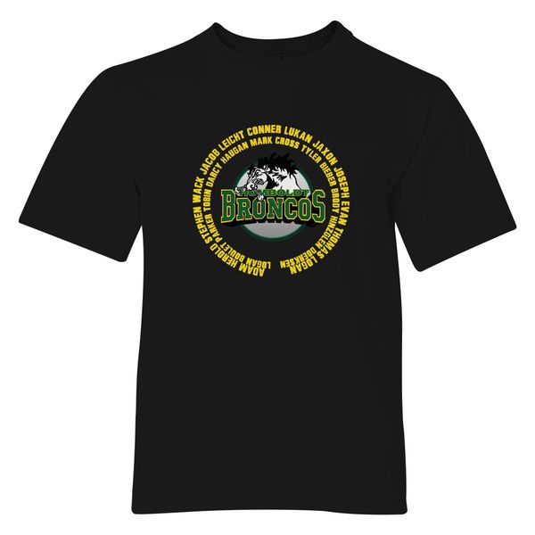 In Loving Memory Humboldt Broncos Youth T-Shirt Black / S