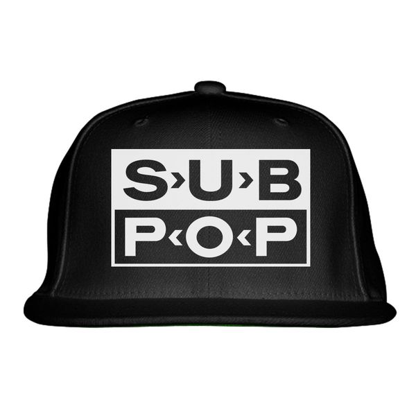 Sub Pop Records Snapback Hat Black / One Size