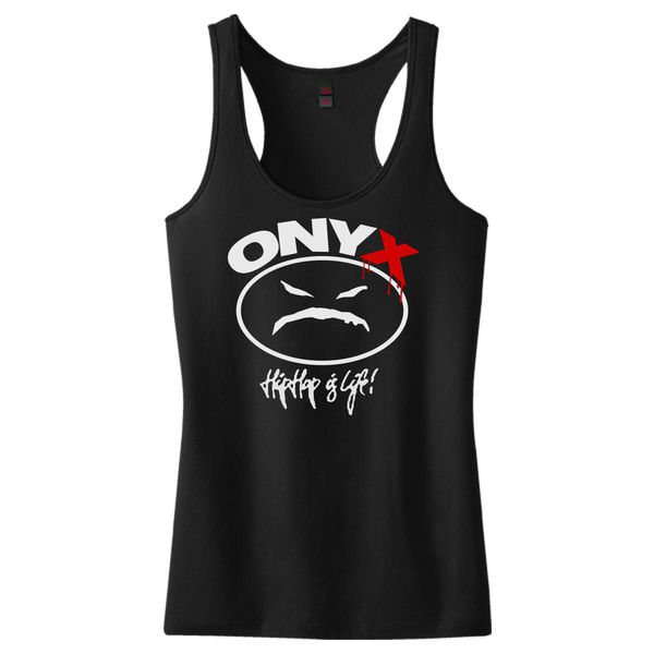 Onyx Hip Hop Women&#039;s Racerback Tank Top Black / S