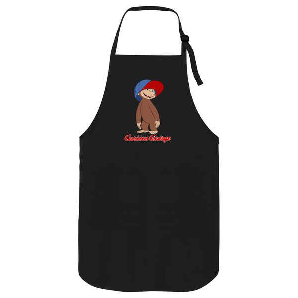 Curious George Apron Black / One Size