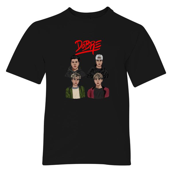 Dobre Brothers Dobre Twins Youth T-Shirt Black / S