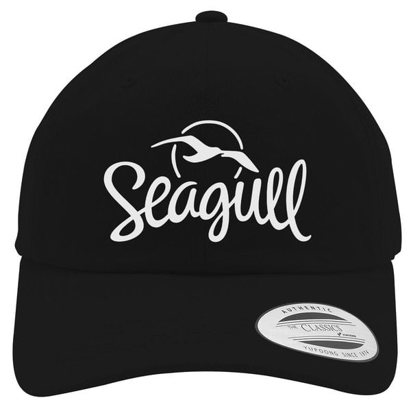 Seagull Guitar Cotton Twill Hat Black / One Size