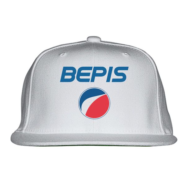 Bepis Snapback Hat White / One Size