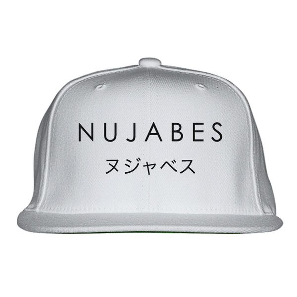 Nujabes Logo Snapback Hat White / One Size