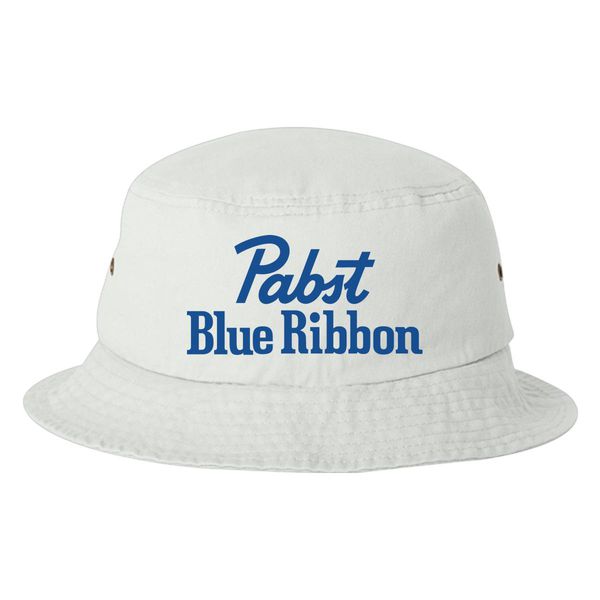 Pabst Blue Ribbon Bucket Hat White / One Size