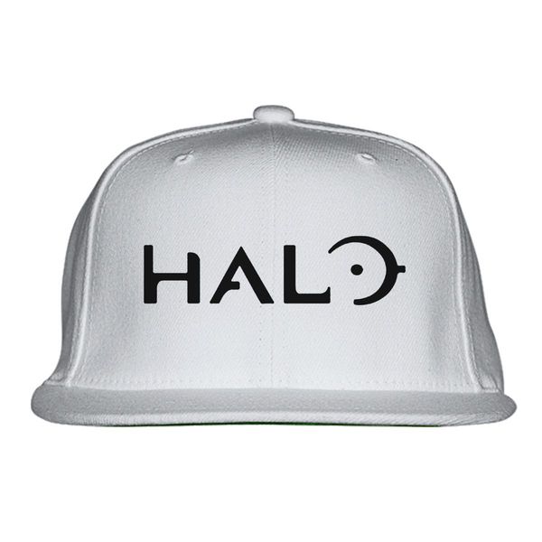 Halo Game Logo Snapback Hat White / One Size