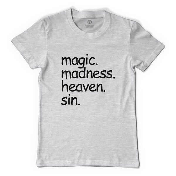 Magic Madness Heaven Sin Men&#039;s T-Shirt Gray / S