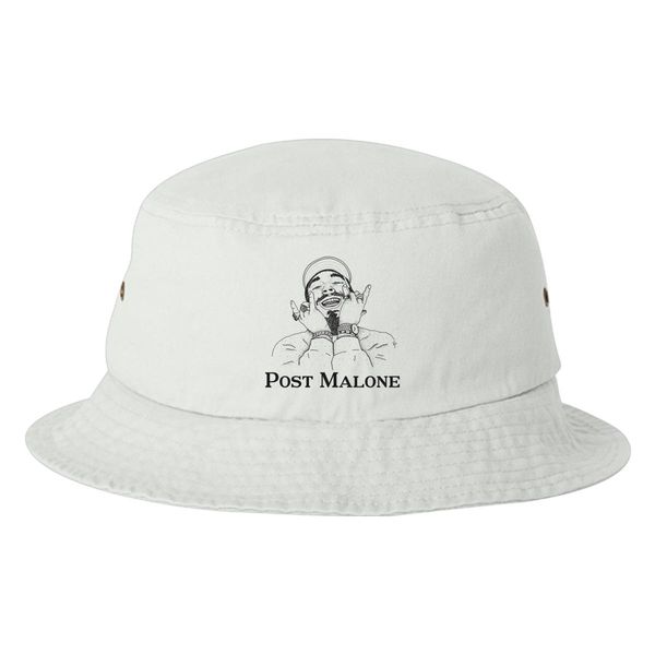 Post Malone Bucket Hat White / One Size