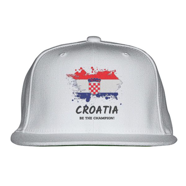 Fifa World Cup 2018 Croatia Snapback Hat White / One Size