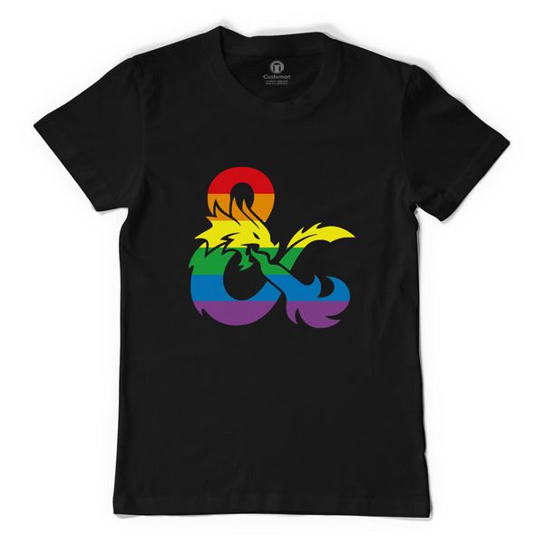 Dungeons And Dragons Rainbow 1 Men&#039;s T-Shirt Black / S