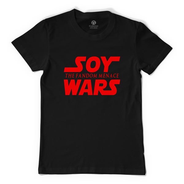 Soy Wars The Fandom Menace Men&#039;s T-Shirt Black / S