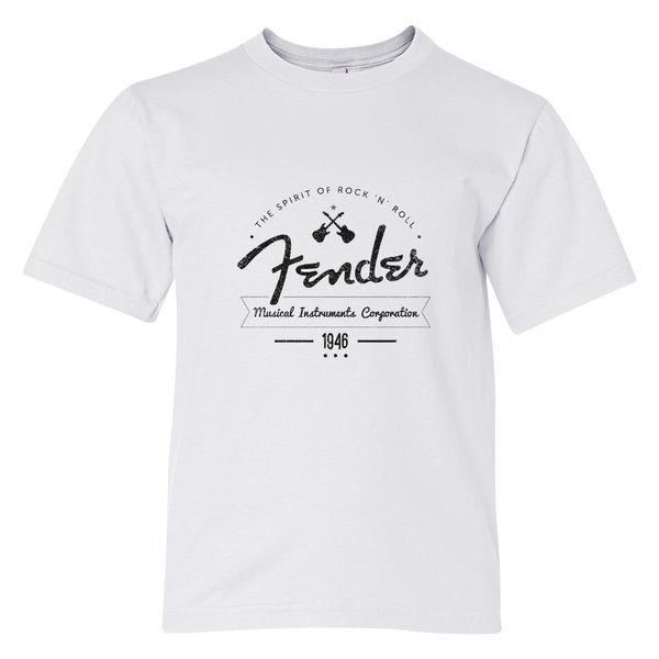 Fender - The Spirit Of Rock &#039;N&#039; Roll Youth T-Shirt White / S