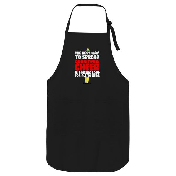 Christmas Cheer Buddy The Elf Apron Black / One Size