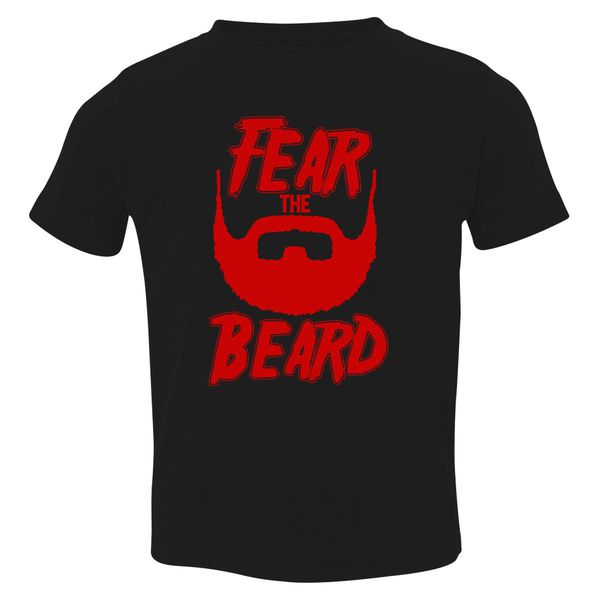 Jake Arrieta - Fear The Beard Toddler T-Shirt Black / 3T