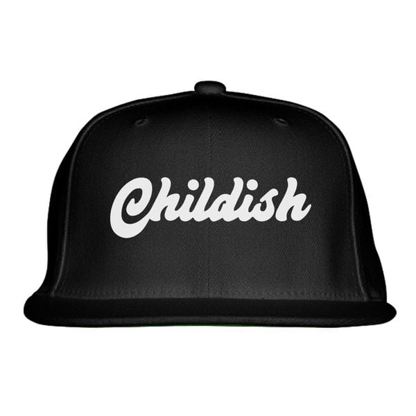 Childish - Tgf - Merch Snapback Hat Black / One Size