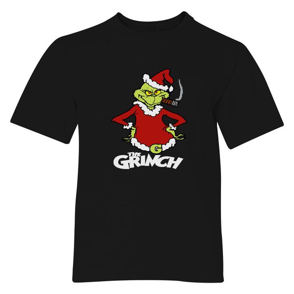 The Grinch Youth T-Shirt Black / S