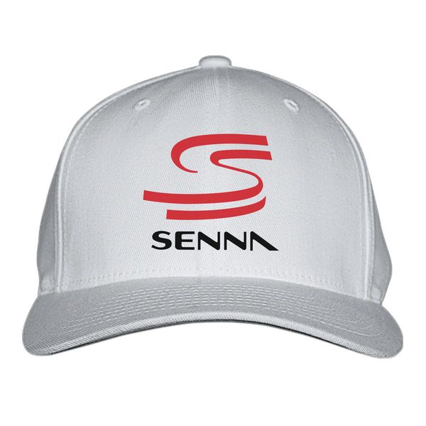 Ayrton Senna Logo Baseball Cap White / S/M