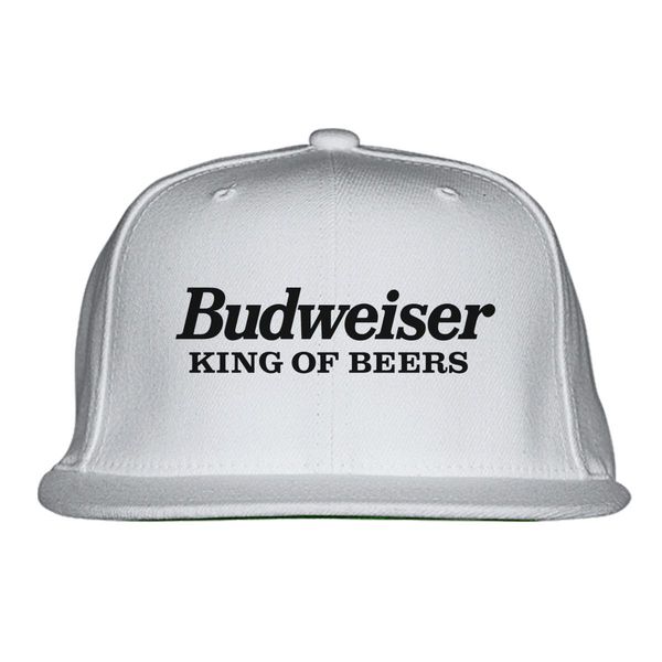 Budweiser King Of Beers Snapback Hat White / One Size