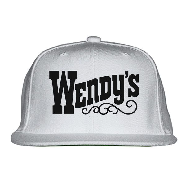 Wendys Snapback Hat White / One Size
