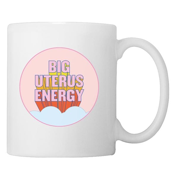 Big Uterus Energy Coffee Mug White / One Size