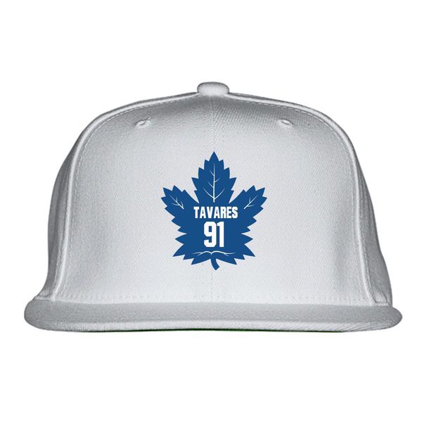 John Tavares Leafs Logo Snapback Hat White / One Size