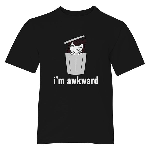Jaiden Animations Awkward Youth T-Shirt Black / S