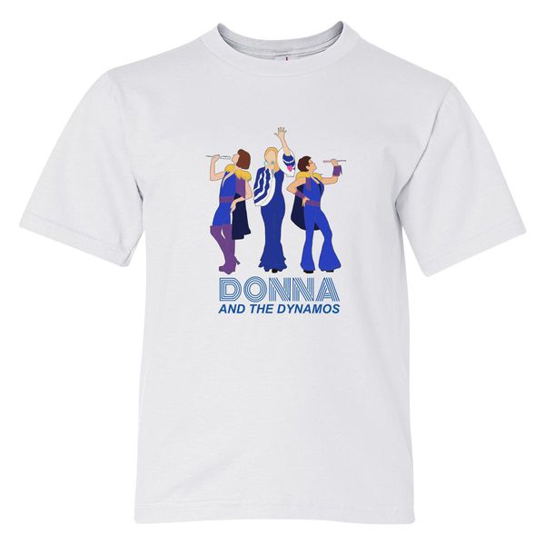 Donna And The Dynamos Youth T-Shirt White / S