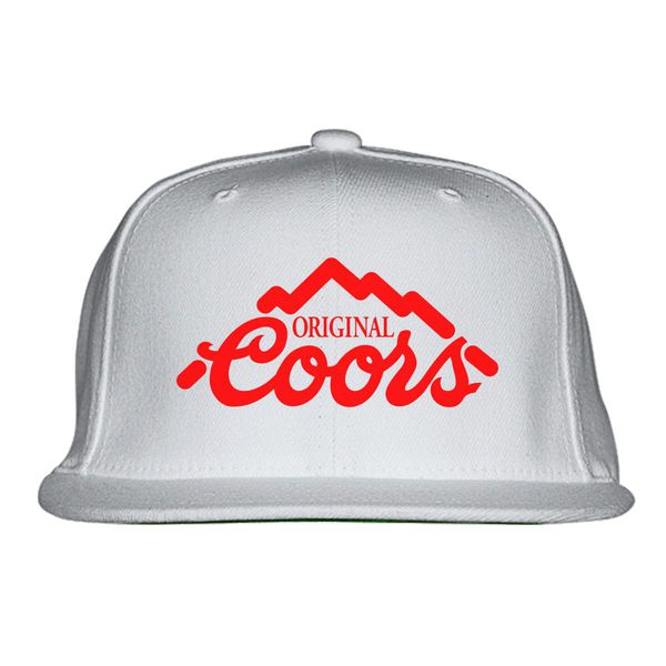 Coors Light Beer Snapback Hat White / One Size