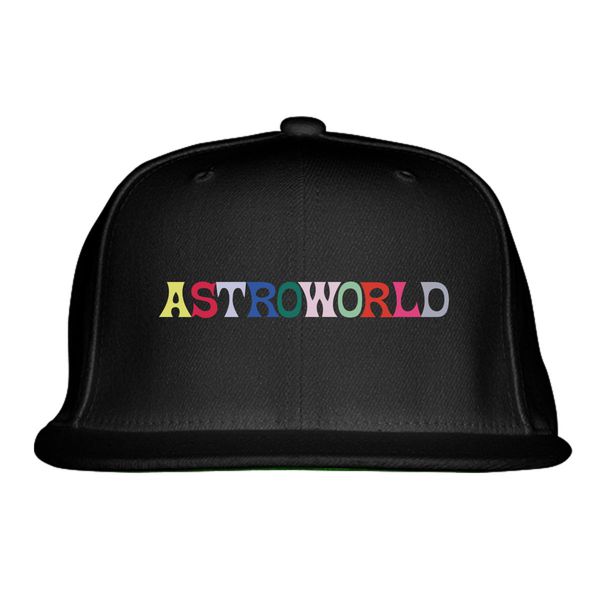 Astroworld Logo Snapback Hat Black / One Size