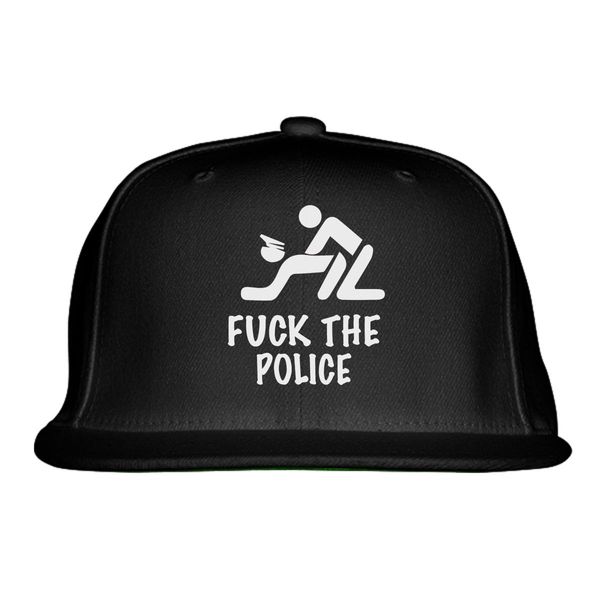 Fuck The Police Snapback Hat Black / One Size