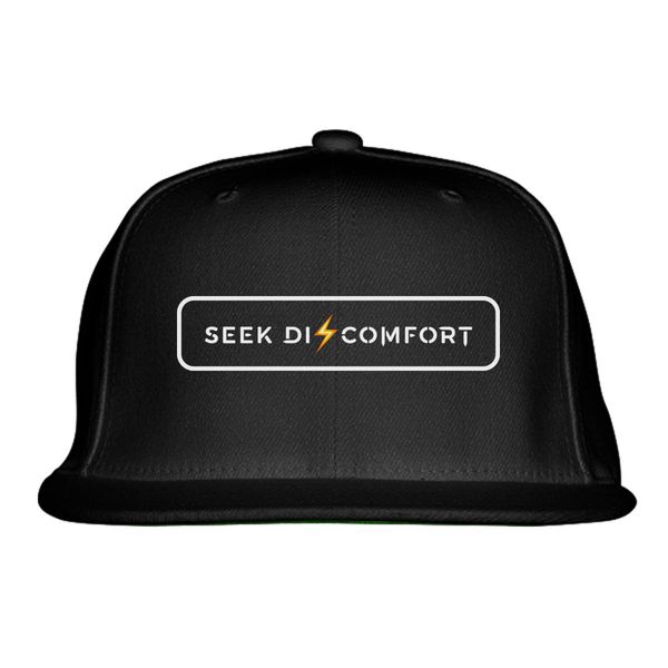 Yes Theory Seek Discomfort Snapback Hat Black / One Size