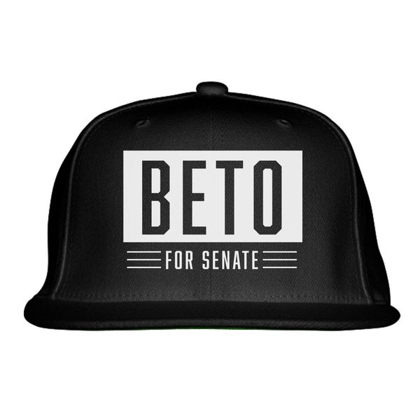 Beto Orourke 2018 Logo Snapback Hat Black / One Size