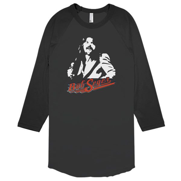 Bob Seger Baseball T-Shirt Black / S