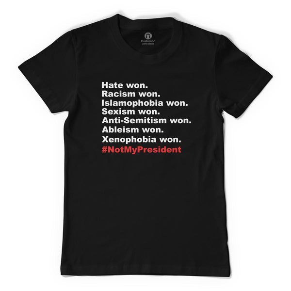 Not My President Men&#039;s T-Shirt Black / S
