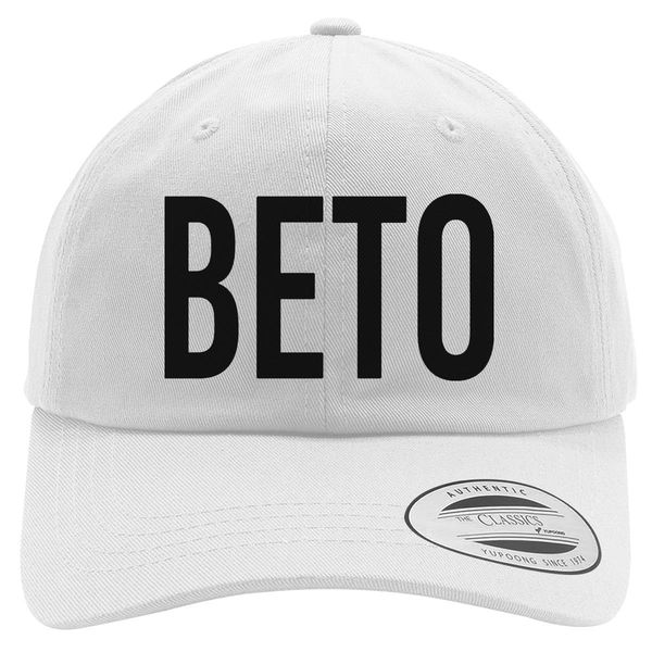 Beto Texas Senate 2018 Cotton Twill Hat White / One Size