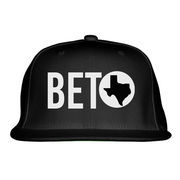 Beto For Texas Snapback Hat Black / One Size