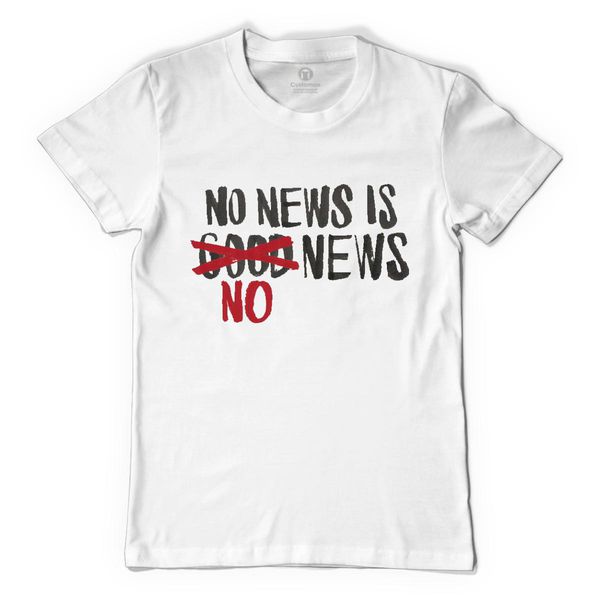 No News Is Good (No) News Men&#039;s T-Shirt White / S