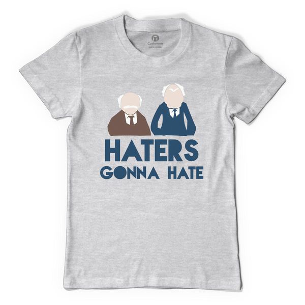 Haters Gonna Hate Men&#039;s T-Shirt Gray / S