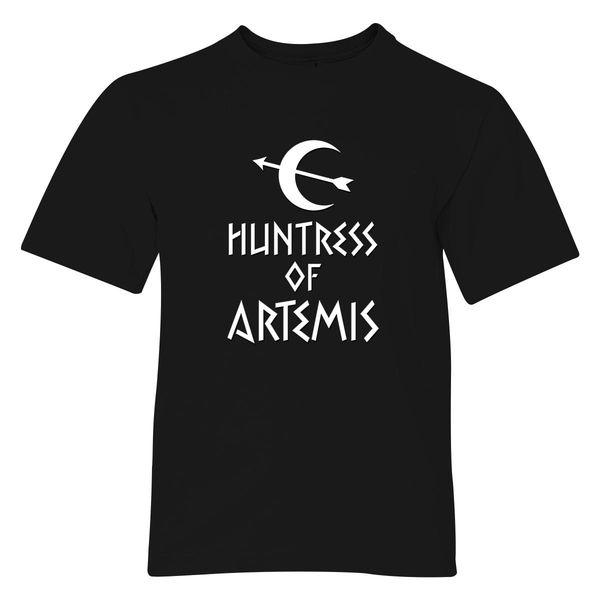 Huntress Of Artemis Youth T-Shirt Black / S
