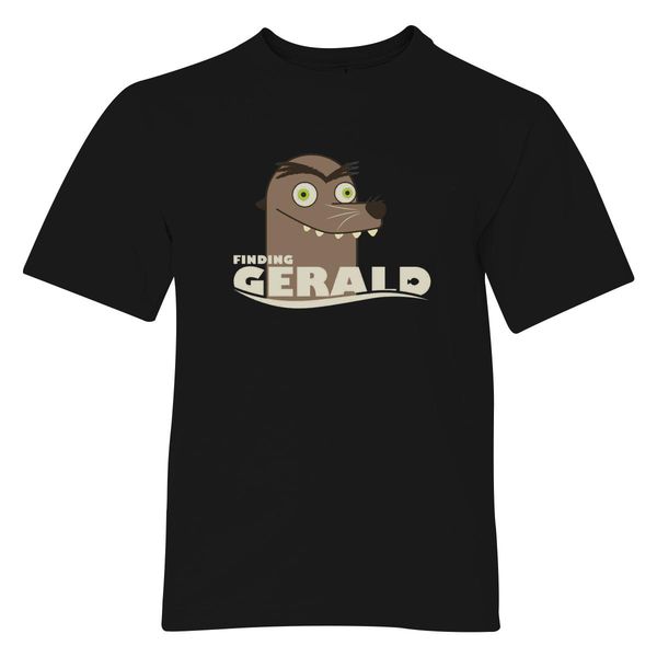 Finding Gerald Youth T-Shirt Black / S