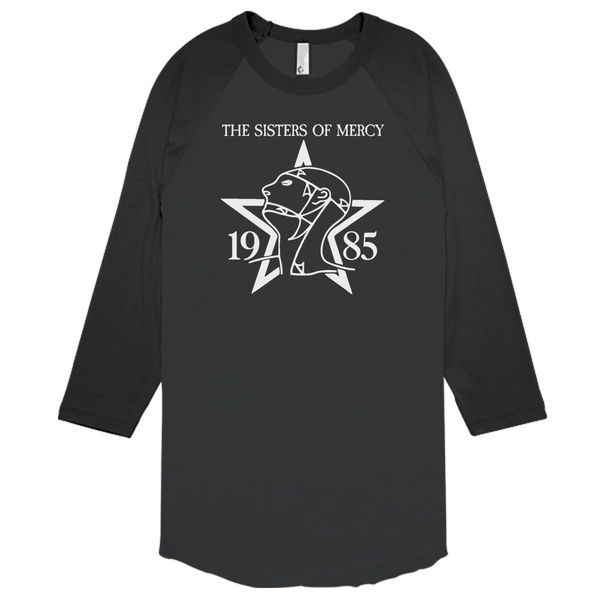 Sisters Of Mercy Shirt With &#039;1985 Baseball T-Shirt Black / S