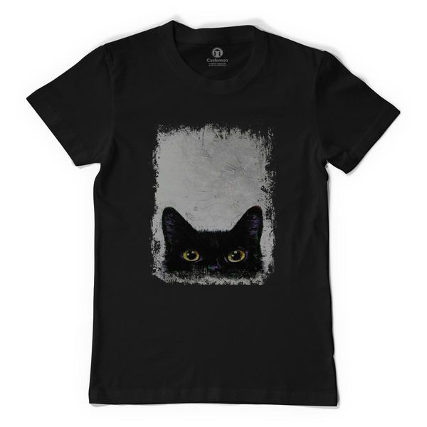 Black Cat Men&#039;s T-Shirt Black / S