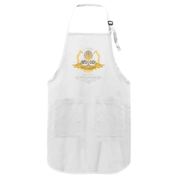 Woodworking - I Turn Wood Into Things Apron White / One Size