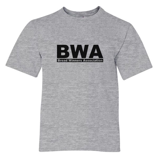 Beard Winners Association Bwa Youth T-Shirt Gray / S