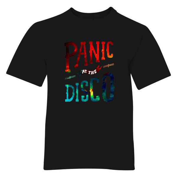Panic At The Disco Galaxy Youth T-Shirt Black / S